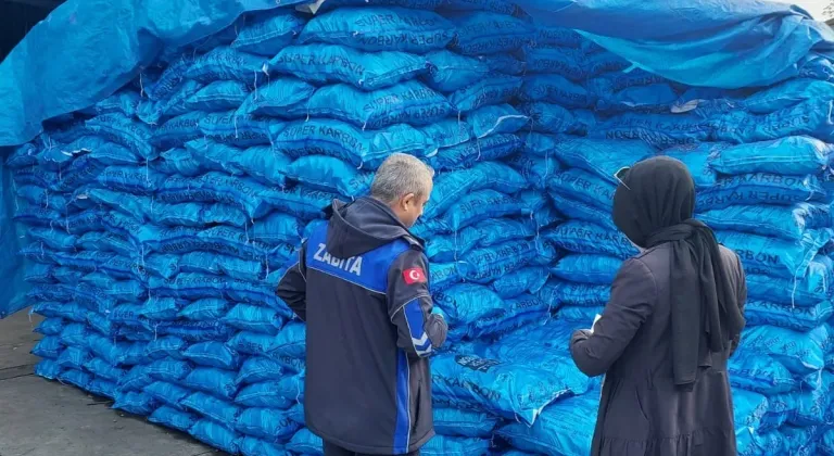 Düzce Zabıtası'ndan kömür denetimi