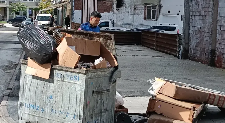 Düzce'de çevreyi kirletti... Kameralardan kaçamadı!