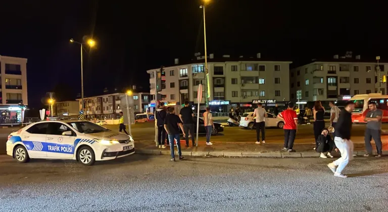 Düzce'de zincirleme kaza 2 yaralı