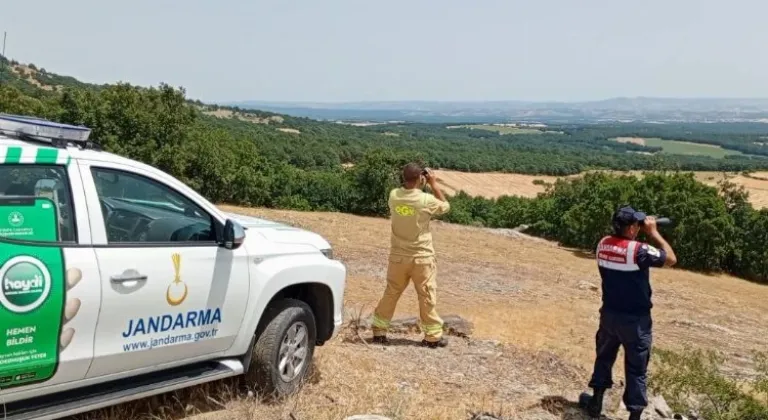 Edirne İl Jandarma, Orman Yangınlarıyla Mücadelede Çalışmalarını Sürdürüyor