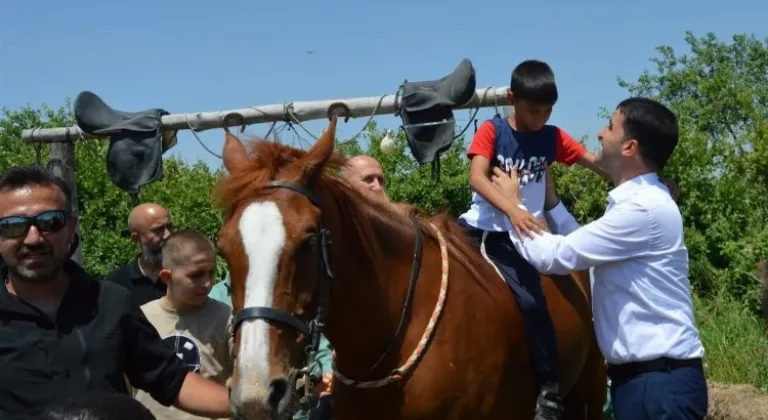 Edirne İpsala'da da özel eğitimde hipoterapi eğitimleri tamamlandı