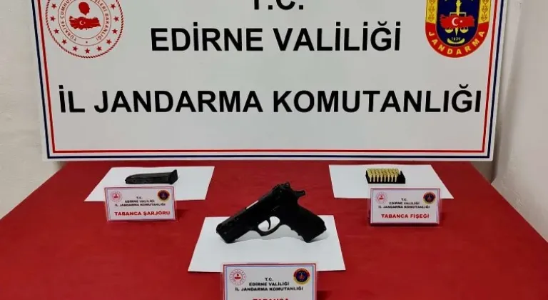 Edirne Jandarması kaçak silah ticaretini engelledi