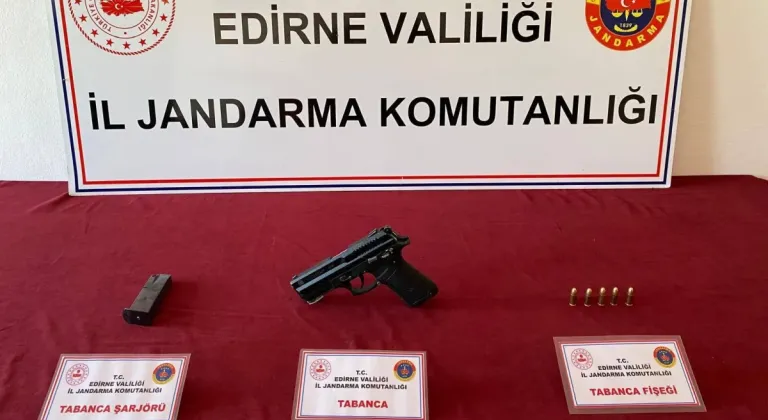 Edirne Jandarması, Kaçak Tabanca Operasyonunda Sürpriz Bir Ele Geçiriş Yaptı