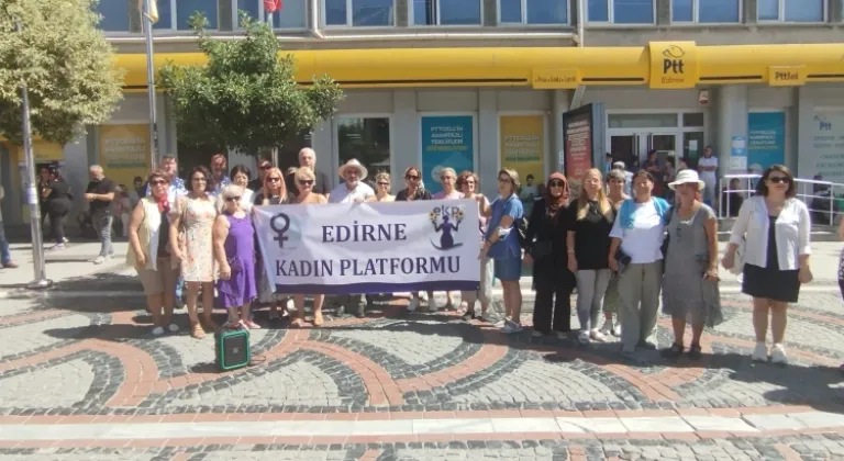 Edirne Kadın Platformu’ndan Narin Güran protestosu