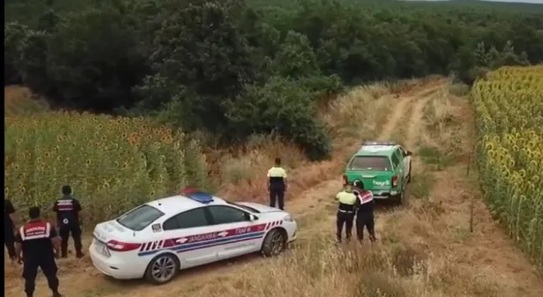 Edirne Keşan'da ormanlara drone ile denetim!