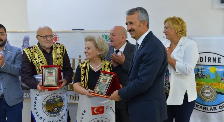 Edirne'de ahiler 'şed' kuşandı!