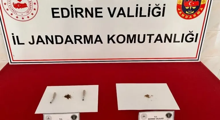 Enez'de Uyuşturucu Operasyonu: Jandarma Enez'de Uyuşturucu Ele Geçirdi