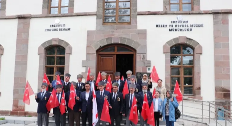 Erzurum'da Kıbrıs Barış Harekatı'nın 50. Yılı Coşkuyla Kutlandı