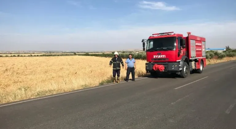 Gaziantep İtfaiyesi, Ekili Alanlardaki Yangın Tehlikesine Karşı Nöbette