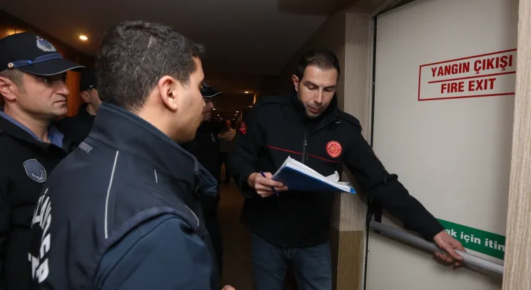 Gaziantep'te Yapı Denetimleri Yangın Risklerine Karşı Hız Kesmeden Devam Ediyor