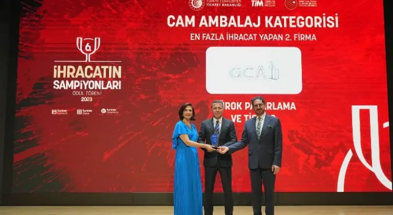 GCA, TİM İhracat Şampiyonları Listesinde 2’ncilik Ödülü Aldı