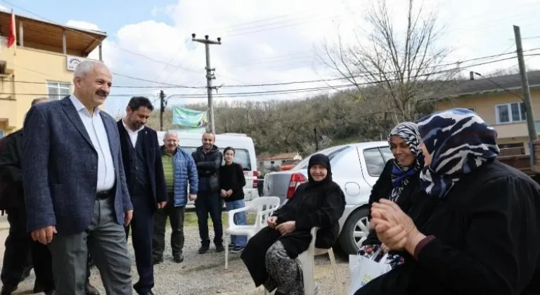 Gebze Belediye Başkan Adayı Büyükgöz Kırsal Mahallelerde Halkı Ziyaret Etti