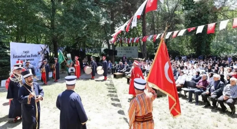 Gebze Hünkar Çayırı'nda İstanbul fethine anma