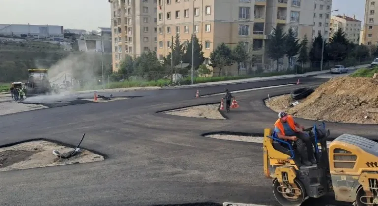 Gebze Kirazpınar Mahallesinde Üstyapı Çalışmaları Şehir Trafiğini Düzenledi