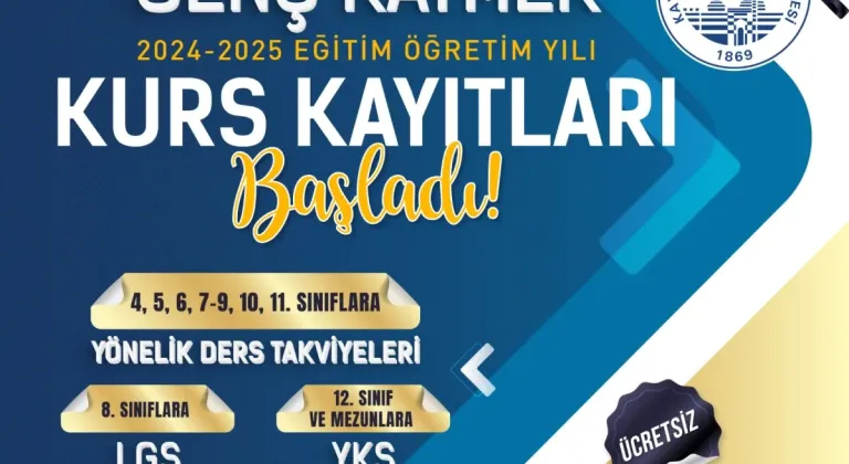 Genç KAYMEK’te 2024-2025 Eğitim öğretim yılı kurs kayıtları başladı