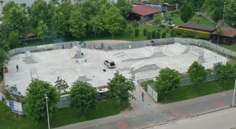 Gölcük sahiline skate park