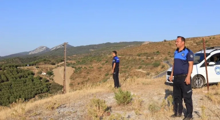 Güzelbahçe Belediyesi Zabıta Ekiplerinden Orman Nöbeti