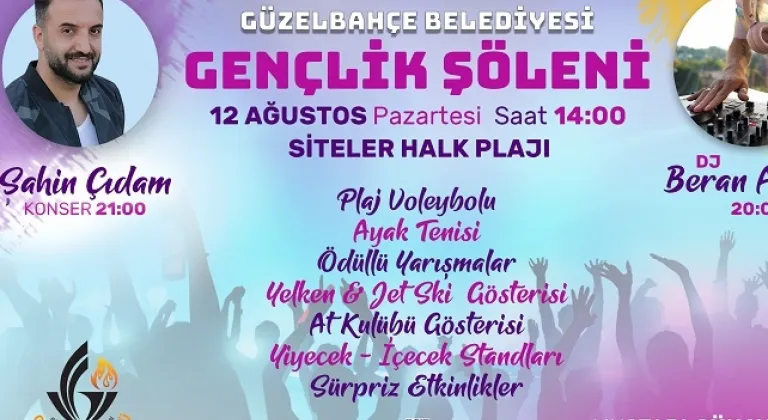 Güzelbahçe'de Heyecan Dolu Gençlik Şöleni Başlıyor