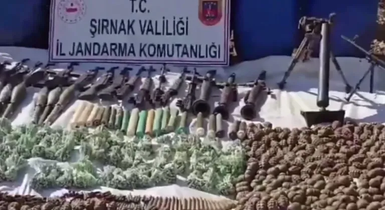 İçişleri'nden Şırnak Cudi'de 'GÜRZ-12'... BTÖ'ye ait mühimmat deposu imha edildi