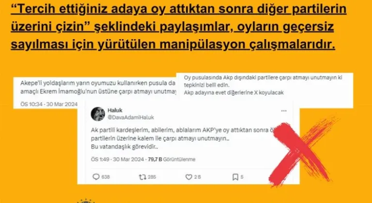 İletişim Başkanlığı Seçim Manipülasyonlarına Karşı Uyardı