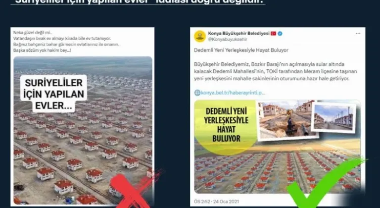 İletişim: Suriyeliler için konut yapılmıyor!