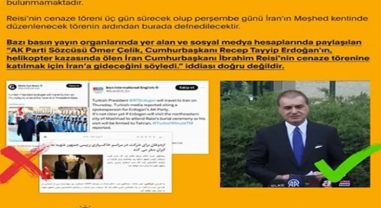 İletişim'den 'Cenaze için İran'a gidilecek' iddialarına yanıt