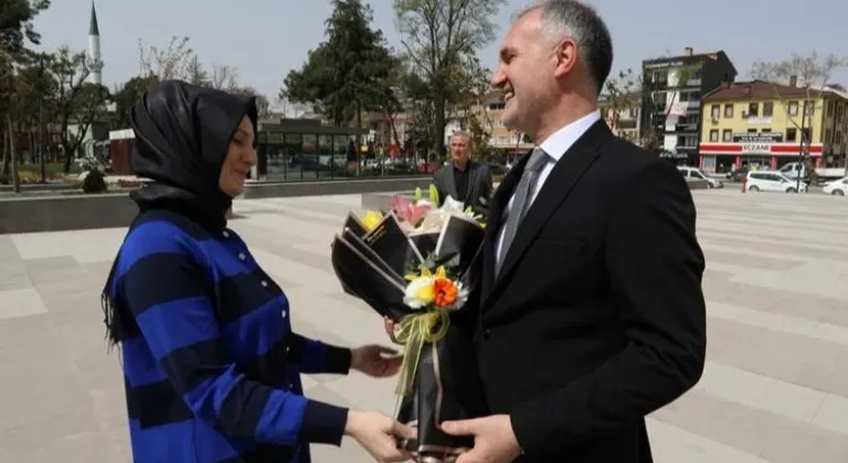 İnegöl Belediye Başkanı Alper Taban Çiçeklerle Karşılandı! İşte Başkan Taban'ın Açıklamaları