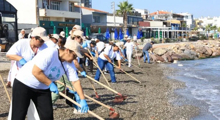 İzmir Güzelbahçe'de imece temizlik!