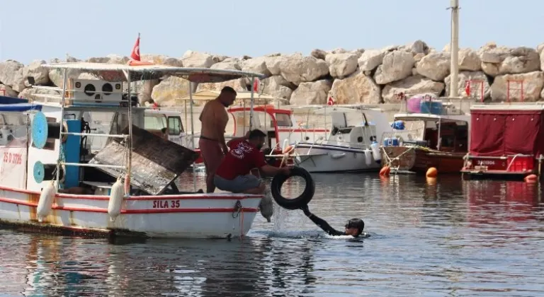 İzmir Özdere'de kıyı ve sualtı temizliği