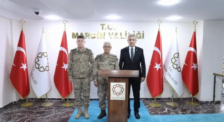 Jandarma Genel Komutanı Orgeneral Arif Çetin Mardin'de Denetim ve Ziyaretlerde Bulundu