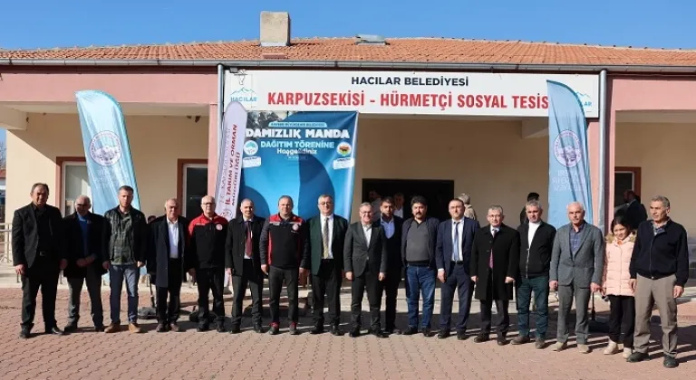 Kayseri Büyükşehir'den Manda Islahı ve Üretimde Dönüşüm Projesi Destek Desteği