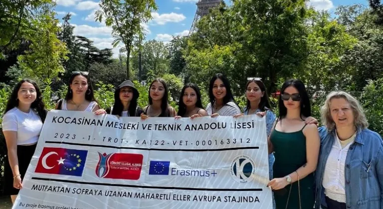 Kayseri Kocasinan Mesleki ve Teknik Anadolu Lisesi Öğrencilerinden Avrupa'da Fransız Mutfak Deneyimi