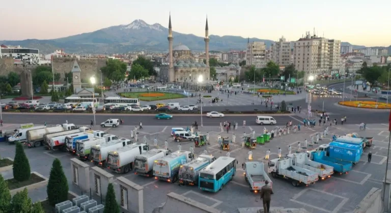 Kayseri Kocasinan'da temizlik seferberliği