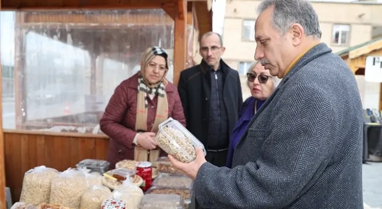 Kayseri Talas'ta Maharetli Eller Kadın Üretici Pazarı Ramazanda Açık