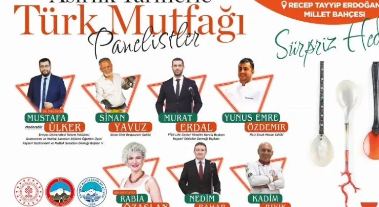 Kayseri'de ‘Asırlık Tariflerle Türk Mutfağı’ Paneli