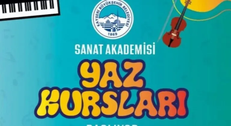 Kayseri'de Sanat Akademisi yaz kursları için kayıtlar başlıyor