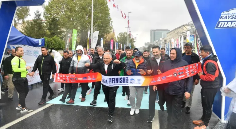 Kayseri'de yarı maraton coşkusu