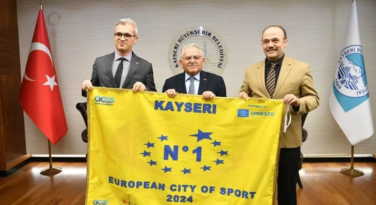 Kayseri'ye ACES Europe'tan Altın Bayrak Ödülü