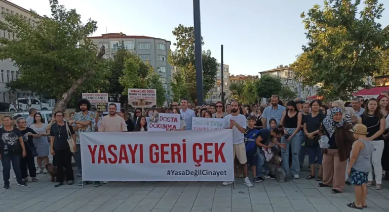 Keşan Hayvanseverleri Ayaklandı: Yasaya Tepki Yürüyüşü