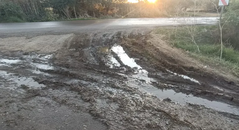 Keşan'da yol eziyeti ve vatandaşların isyanı!