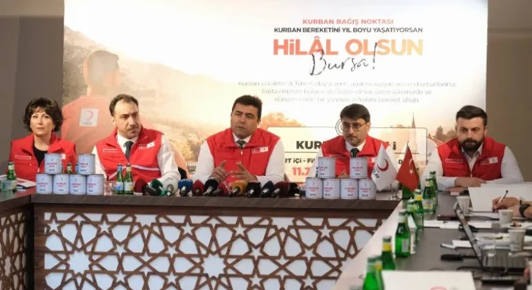 Kızılay Bursa'da kampanya detaylarını açıkladı