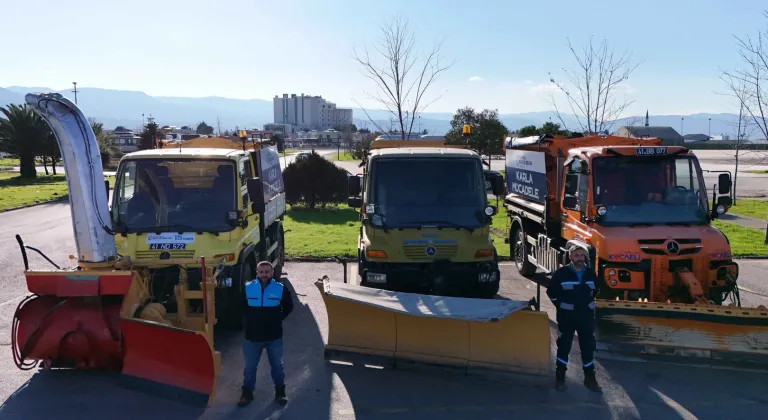 Kocaeli Büyükşehir Belediyesi Kışa Hazır: Güçlü Filo Karla Mücadele İçin Göreve Hazır