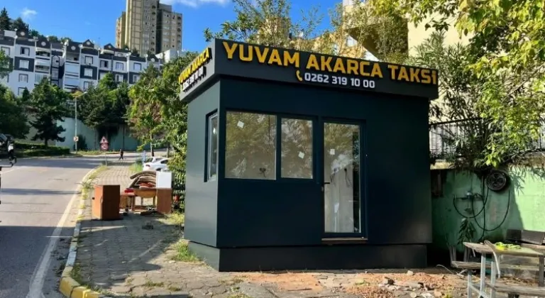 Kocaeli Büyükşehir Belediyesi, Modern Tasarımlı 25 Prefabrik Taksi Durak Yeri İhalesi Gerçekleştirdi