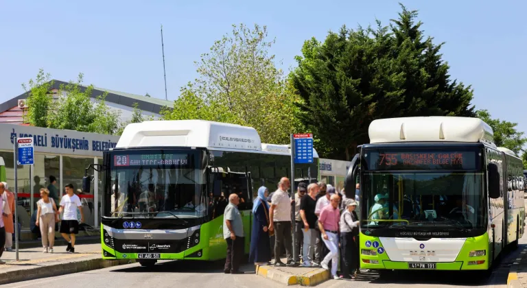 Kocaeli Büyükşehir Belediyesi Otobüsleri 2024 Yılında 51 Milyon Yolcu Taşıdı