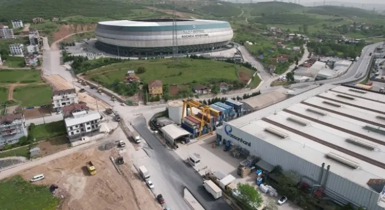 Kocaeli'de Alikahya Stadyumu'na Yol Açılıyor: Asfaltlama Çalışmaları Başladı