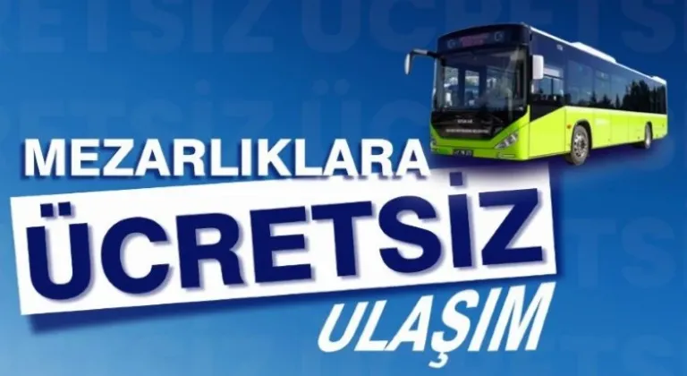 Kocaeli'den bayramda mezarlıklara ücretsiz ulaşım