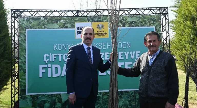 Konya Büyükşehir Belediyesi 17 Milyon Fidan ve Fide Desteği Verdi