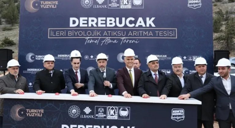 Konya Büyükşehir Belediyesi Derebucak'a 56 Milyon Liralık İleri Biyolojik Atık Su Arıtma Tesisi İnşa Ediyor