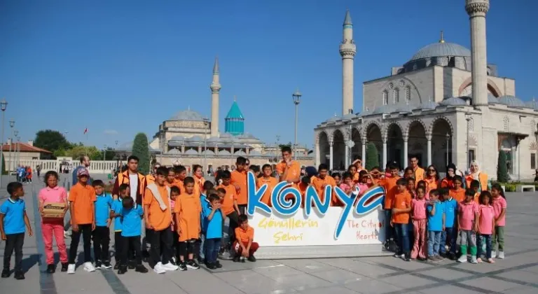 Konya'da mevsimlik tarım işçilerinin çocuklarına özel etkinlik