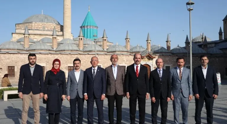 Konyalı Başkanların Mevlana Türbesi Ziyareti Ve Açıklamaları